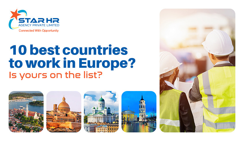 10 best countries to work in Europe? Is yours on the list?